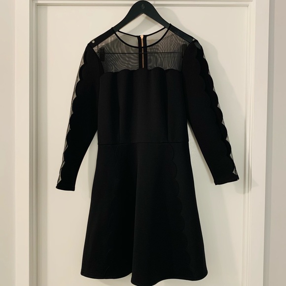 Ted Baker Kikoh Mesh Skater dress Size 8 - Picture 4 of 7